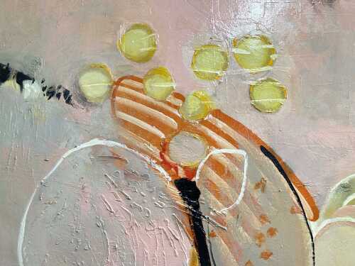 Barry Tutt (w. 1980s), Pollination. Acrylic painting on board