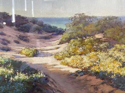 Helen Edwards, Sorrento Back Beach. Pastel drawing on paper