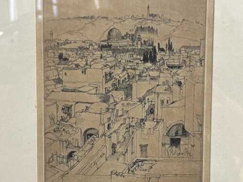 Frederick Charles Richards R.E. (1878-1932), Jerusalem and Mount of Olives.