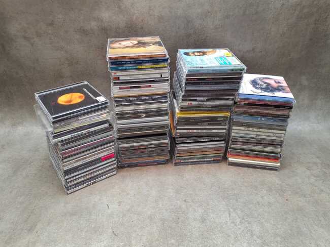 Group of CDs and CD singles