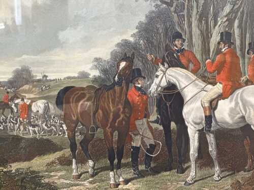 John Frederick Herring Sr (after), Fox-Hunting, Plate 1. The Meet.