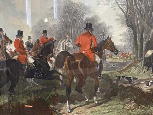 John Frederick Herring Sr (after), Fox-Hunting, Plate 2. The Find.