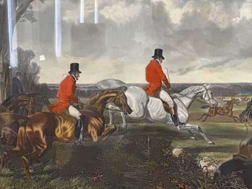John Frederick Herring Sr (after), Fox-Hunting, Plate 3. The Run.