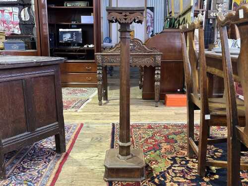 Victorian timber pedestal