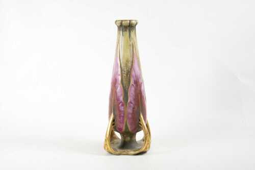 Antique Amphora Art Nouveau ceramic vase