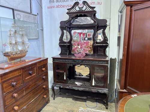 Antique Rococo style parlour cabinet