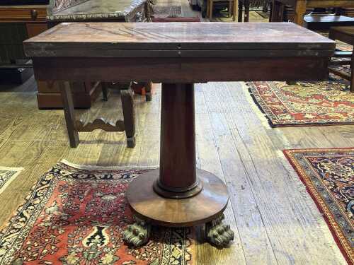 William IV mahogany tea table