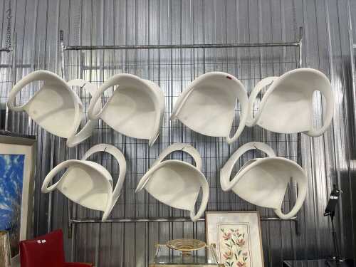 Set of 7 Casala Casalino chairs