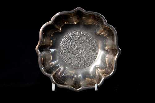 Mexican sterling silver dish, weight 83g