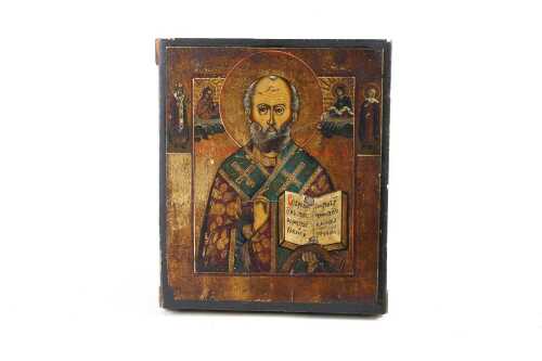 Russian Orthodox icon of Saint Nicholas the Woodworker