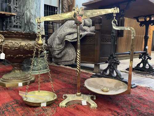 Antique Fairbanks balance scales