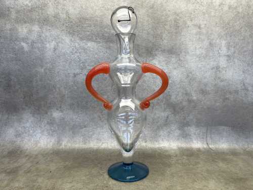 A mid-century Kosta Boda Fenix decanter