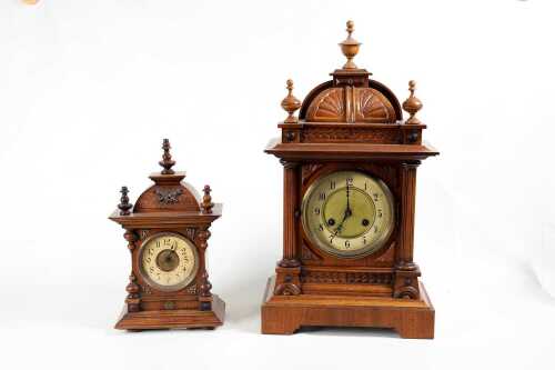 Two Junghans bracket clocks