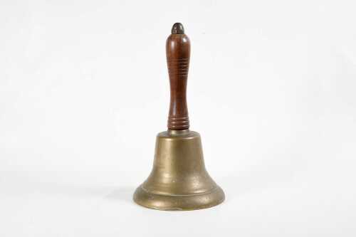 Antique style school brass bell