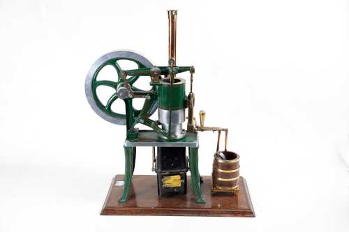 Scale model Rider-Ericsson hot air pump engine