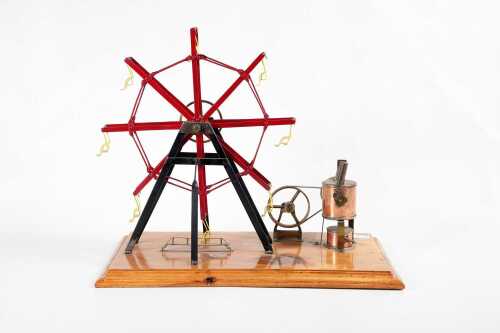 Vintage scale model live steam powered Ferris wheel