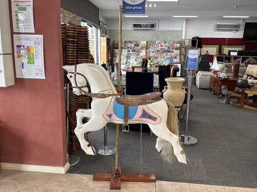 Antique American carousel horse, c.1916