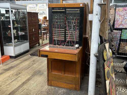 Vintage telephone exchange switchboard module