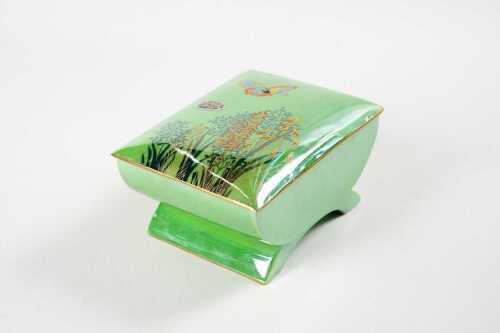 Carlton Ware 'Vert Royale' trinket box