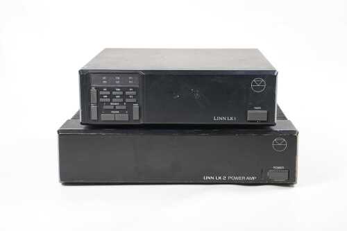 A Linn LK1 pre-amp and power amplifier