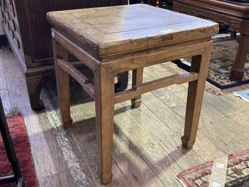 Chinese timber side table