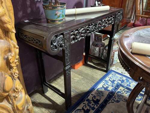 Chinese hongmu An Tai console table