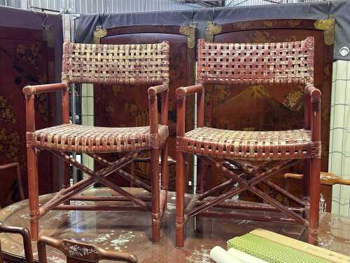 Pair of mid-century armchairs