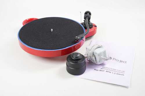 A Pro-Ject RPM-1.3 Genie turntable