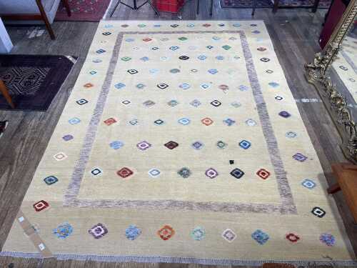 Afghan Gabbeh wool handmade rug