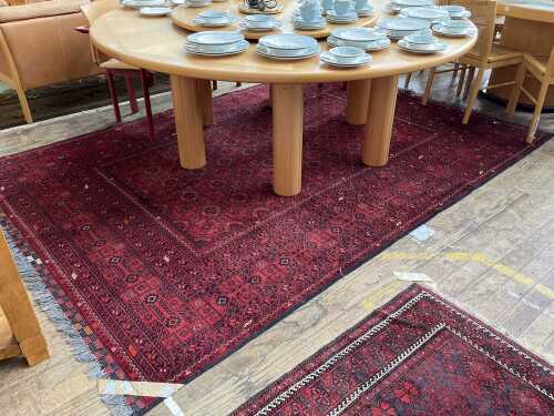 Afghan handmade wool rug