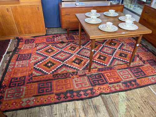 Afghan handmade wool rug