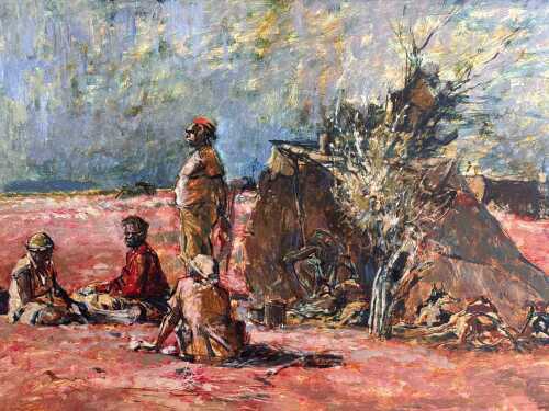 Charles Bush (1919-1989), The Camp Near Curtin Springs