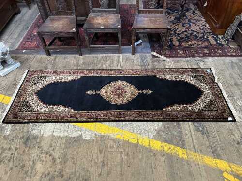 Persian Tabriz handmade wool runner