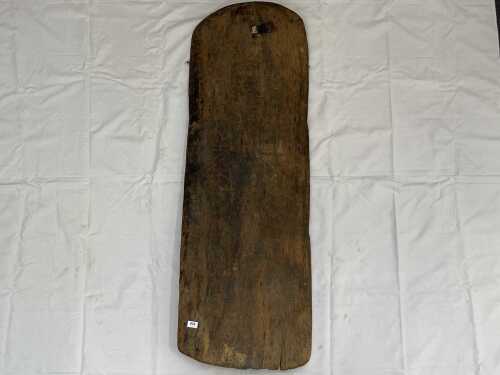 Traditional Papua New Guinea war shield. Collected 1960s