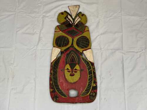 Decorative Art Panel in the style of Aboriginal painting from Groote Eylandt 1967