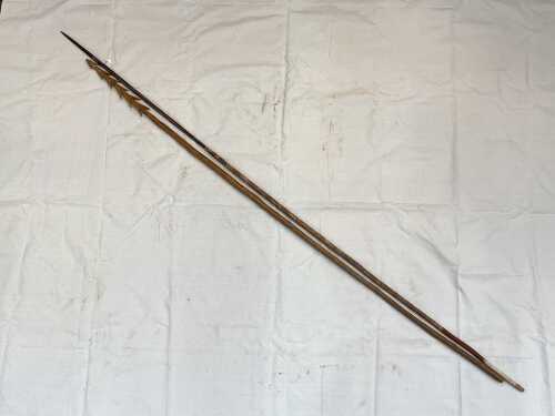 Two traditional Indigenous spears.