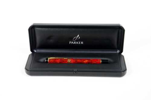 Parker Duofold fountain pen in presentation box