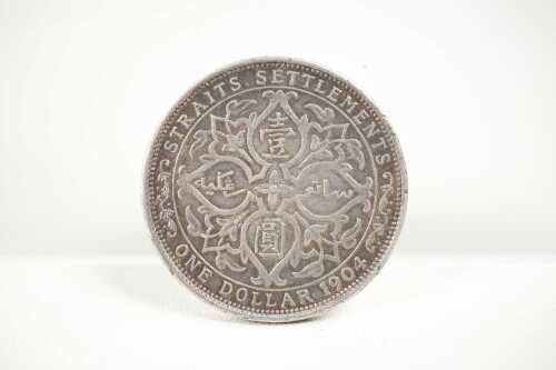 1904 Straits Settlement One Dollar