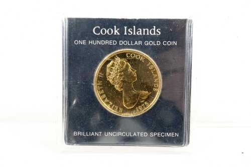 Cook Islands $100 gold proof coin