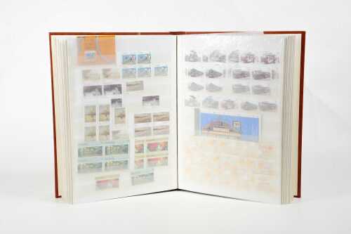 Four albums of Australian pre-decimal and decimal stamps