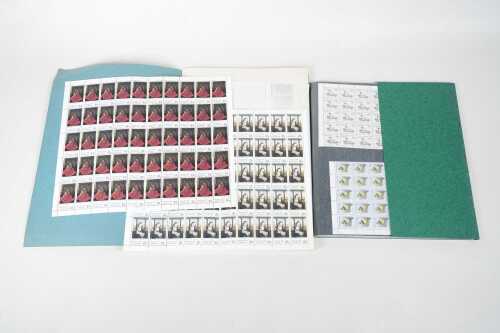 Two mint sheet books of Australian sheets of stamps