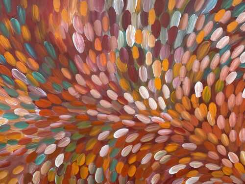 Gloria Tamerre Petyarre Australia (Aboriginal), 1942-2021 'Bush Medicine Leaves'