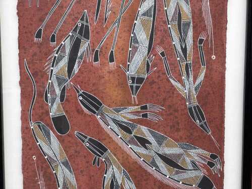 Djawida Nadjongorle (1943-2008), Mimi Spirits, c. 1997