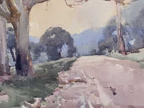 Harold Brocklebank Herbert (1892-1945), outback scene, 1943