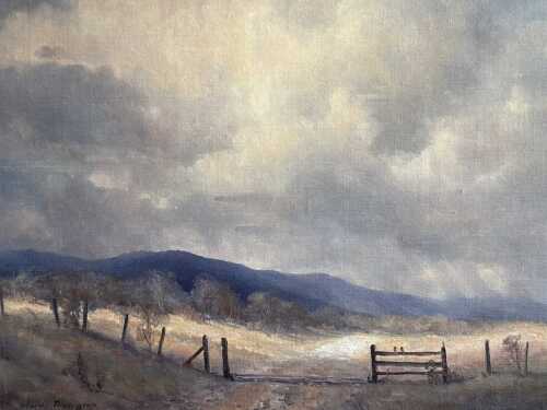 Ramon Ward-Thompson (1941-), farmland scene