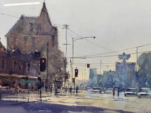 Herman Pekel (1956-), city scene