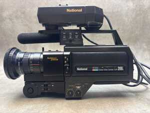 Vintage National video camera and VTR
