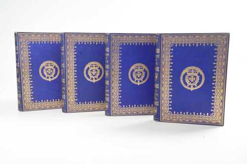 Four antique volumes of The Holy Land by David Roberts