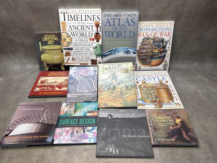 Art, history and geographical reference books