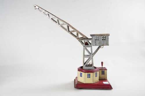 1940's-50's West German tin railway tower crane
